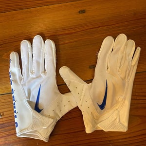 White Adult Large Nike Gloves