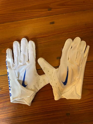 White Adult Large Nike Gloves