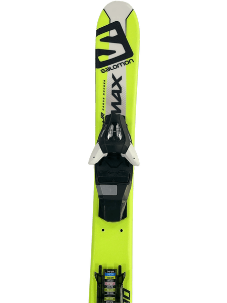 Used Salomon Q Max Jr W Ezytrack Bindings 80 Cm Boys' Downhill Ski