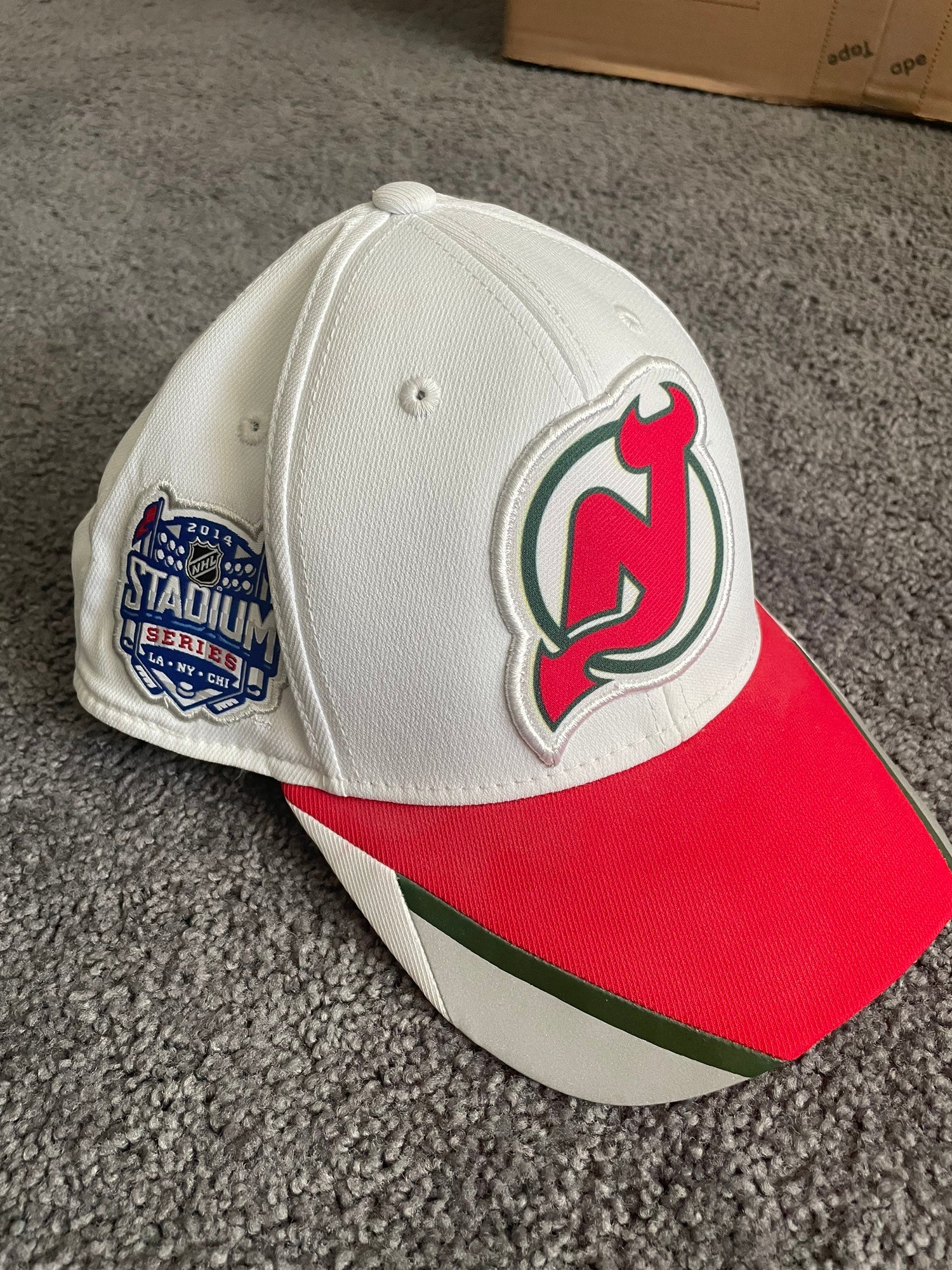 New Jersey Devils NHL Camouflage Camo Strapback Hat