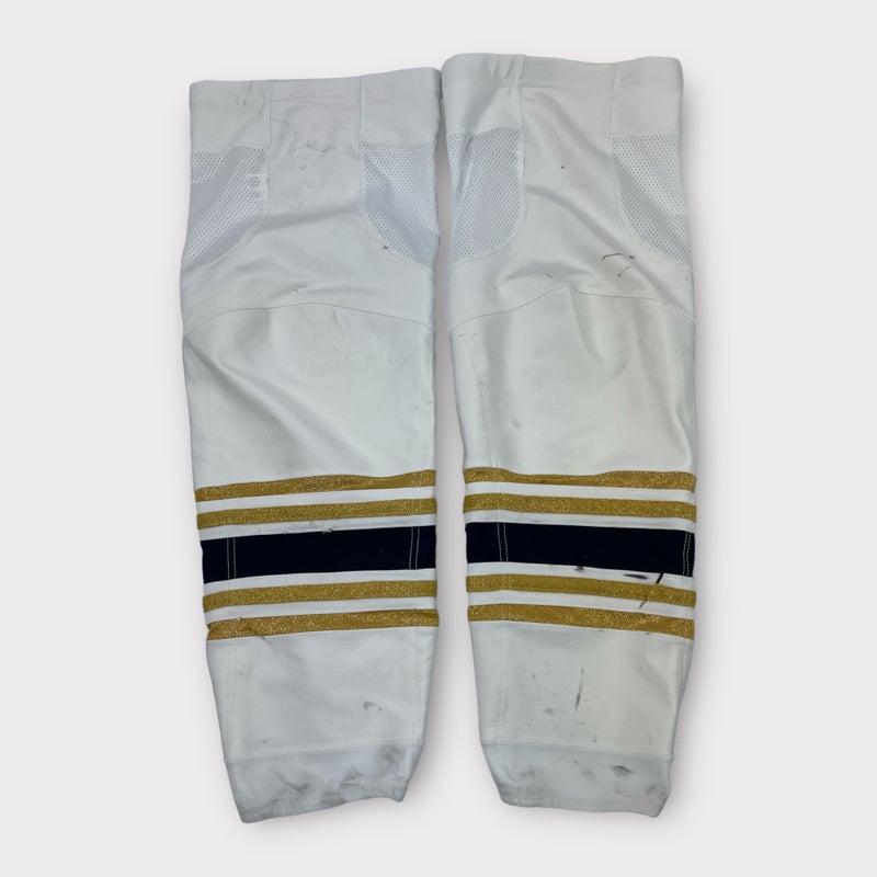 Pro Stock Used adidas Large & XL Buffalo Sabres 50th Anniversary Hockey Socks