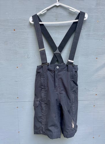Black Unisex Youth Used Size 12 Spyder Ski Training Shorts