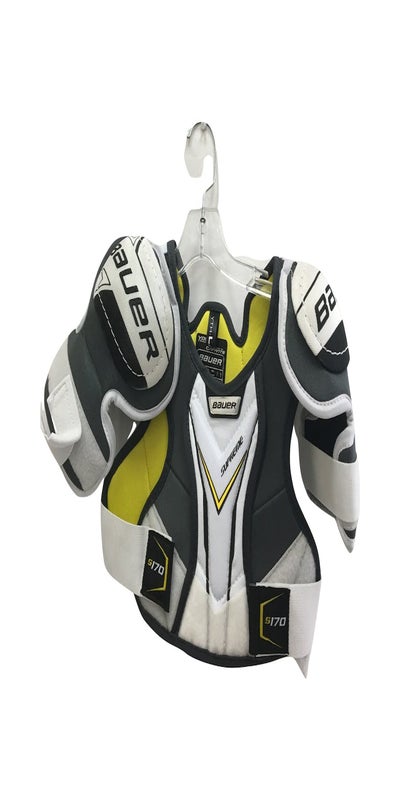 Used Bauer Supreme Pro Youth Lg Hockey Shoulder Pads SidelineSwap