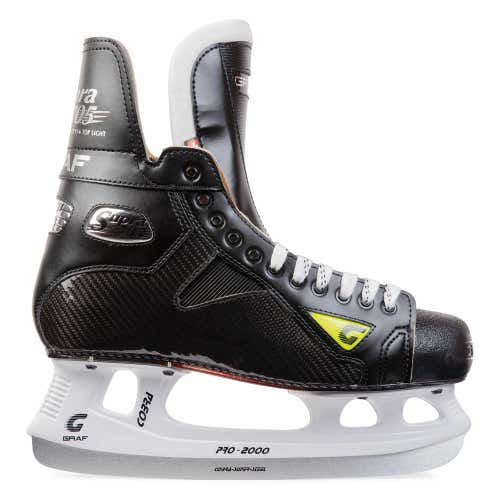 New Junior Graf Supra 705 Hockey Skates Regular Width Size 4.5