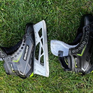 Used Bauer Regular Width  Size 8.5 Elite Hockey Goalie Skates