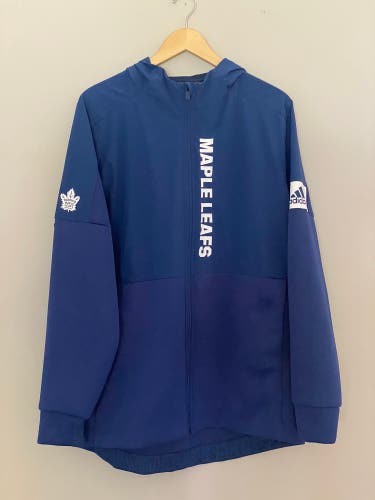 Toronto Maple Leafs full zip jacket Adidas Game Mode NHL