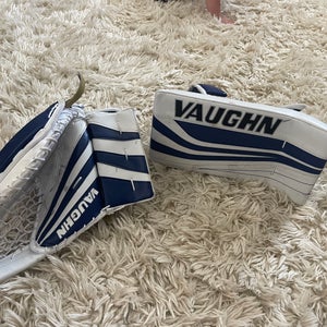 Used Vaughn Full Right Ventus SLR Glove and Blocker set