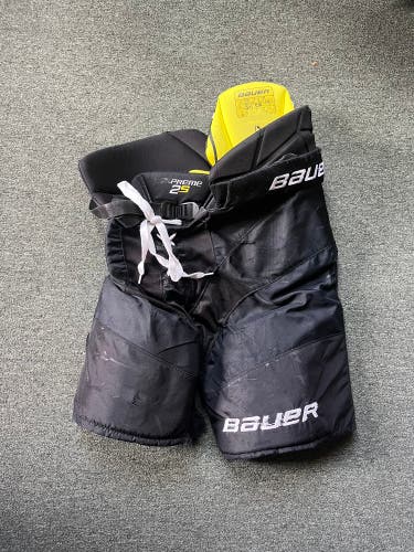 Black Senior Small Bauer Supreme 2S Hockey Pants