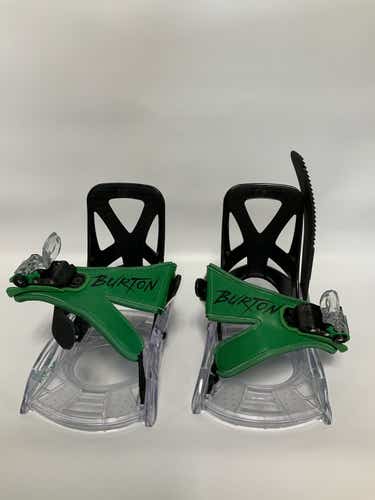 Used Burton Grom Lg Boys' Snowboard Bindings