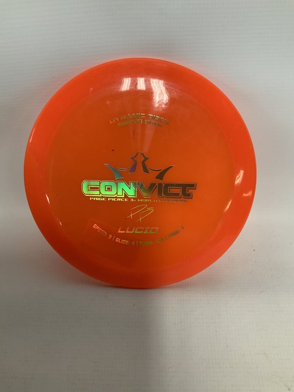 Used Dynamic Discs Convict Lucid Paige Pierce Disc Golf Drivers