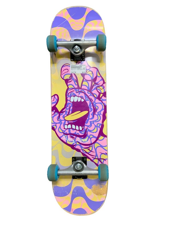 Used Santa Cruz Screaming Hand 8" Complete Skateboards