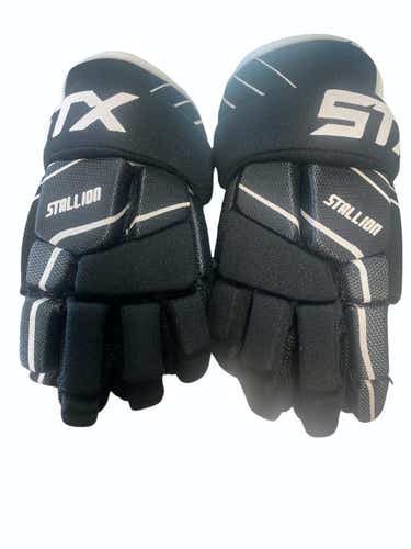 Used Stx Stallion 50 6" Junior Lacrosse Gloves
