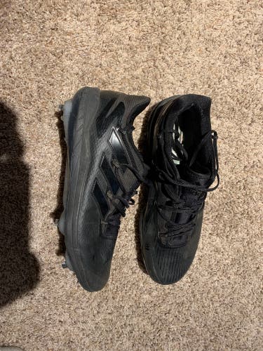 Black Adult Metal Low Top Adizero Afterburner 8