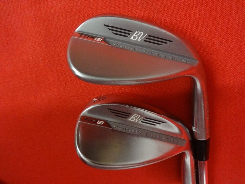 TITLEIST Vokey SM8 56° 60° Wedge Set RH Factory Wedge Flex Steel