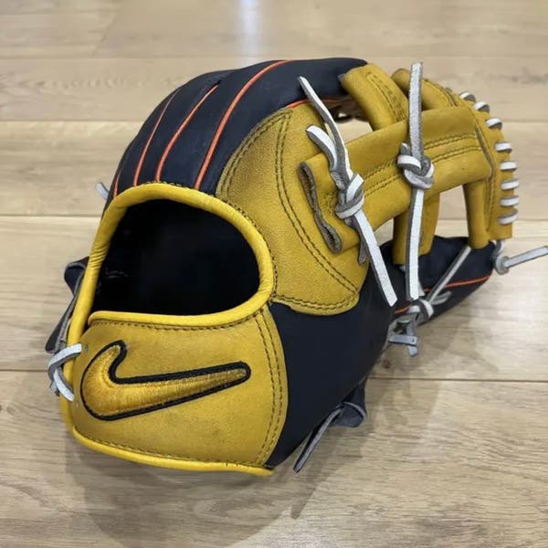 Nike SHAIDO EDGE 軟式グローブ イエロー NIKE SHADO EDGE グローブ イエロー 謝道