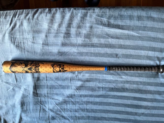 Used BBCOR Certified 2023 DeMarini Alloy Voodoo One Gold Bat (-3) 31 oz 34"