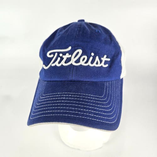 Titleist Blue White Golf Ball Cap Hat Adjustable Baseball