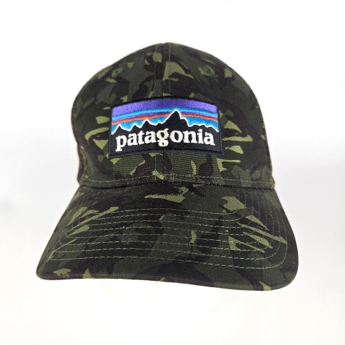 Patagonia Logo Camo Mesh Snapback Turcker Hat