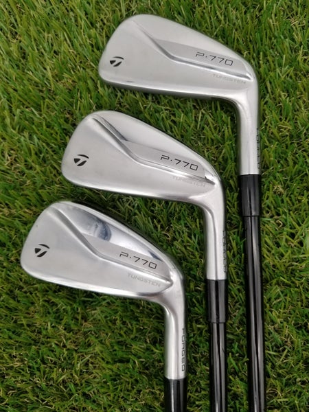 2021 TAYLORMADE P770 IRON SET 6-PW REGULAR MITSUBISHI CHEMICAL MMT