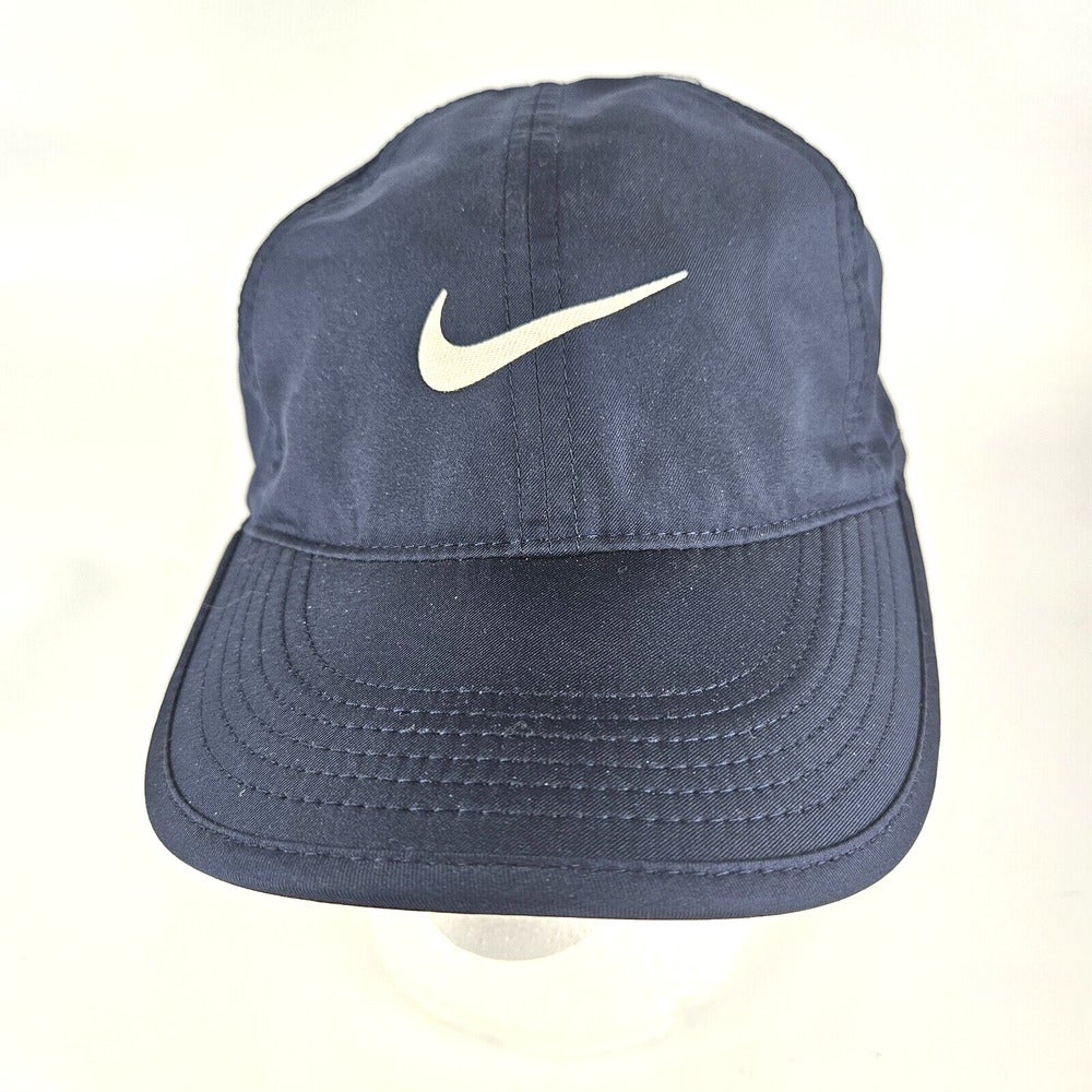 NIKE+Adult+Featherlight+Golf%2FTennis+Hat%2FCap-Football+Grey%2FBlue+679421-085  for sale online