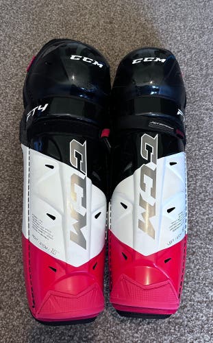 Senior CCM Jetspeed FT4 Shin Pads - 16in
