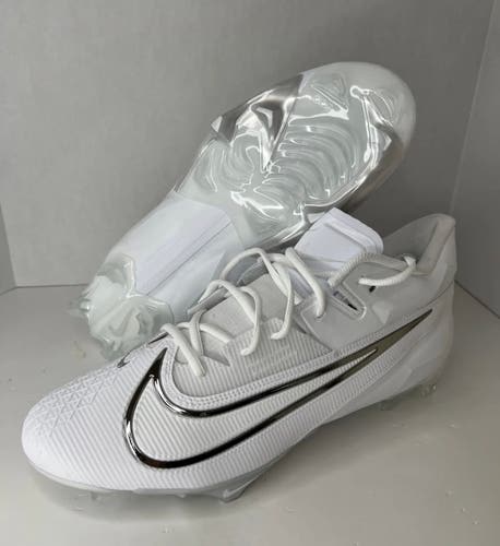 Size 9.5 Men’s Nike Vapor Edge Elite 360 2 Football Cleats White