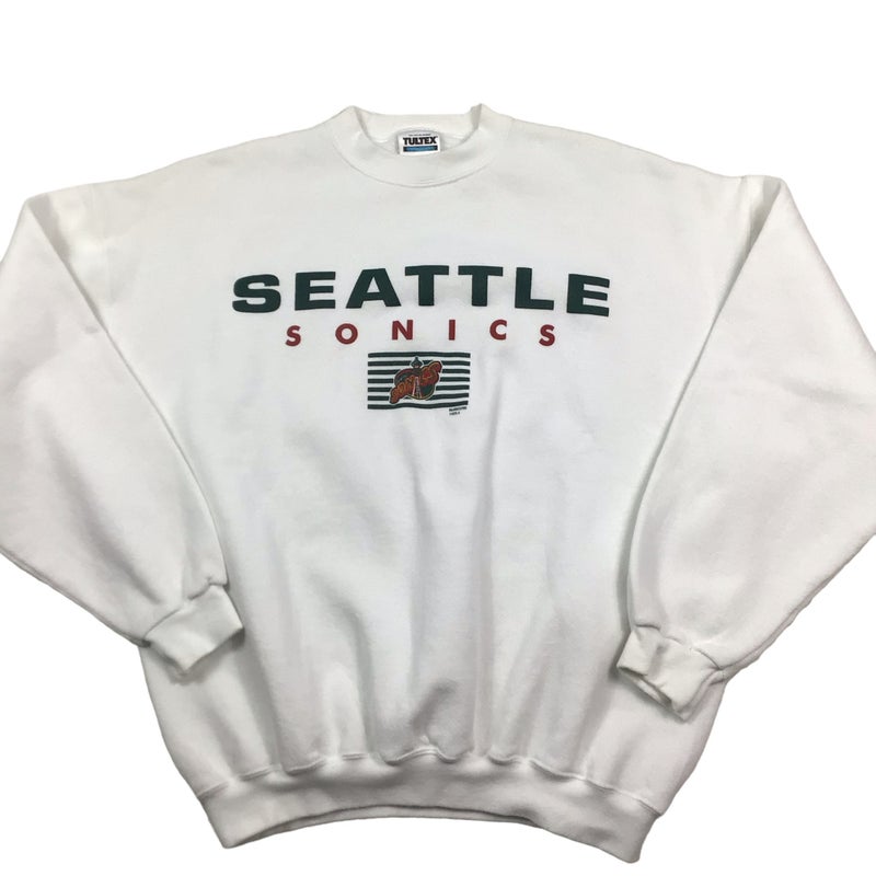 CustomCat Miami Dolphins 1990's Vintage NFL Crewneck Sweatshirt Ash / XL