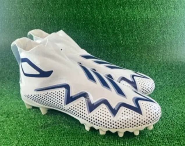 Size 11.5 Men’s Adidas Freak Ultra 22 Primeknit White Blue Football Cleat