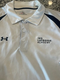 Under Armour IMG Lacrosse mens polo L large