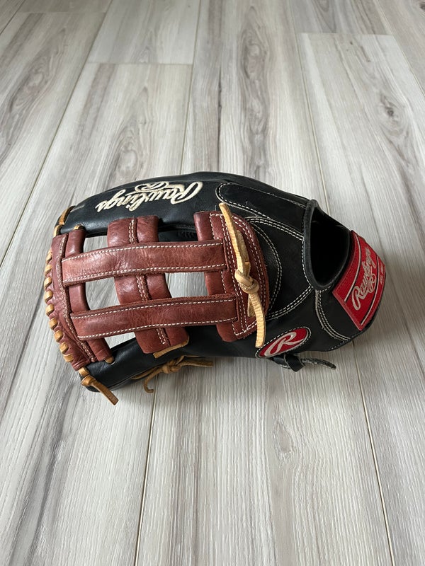 Rawlings Heart of the Hide 12.75 Baseball Glove LEFT Hand Throw  Brown/Columbia - Temple's Sporting Goods