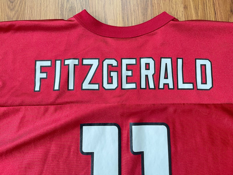 Men's Arizona Cardinals Larry Fitzgerald #11 Nike Red Player Game Jersey