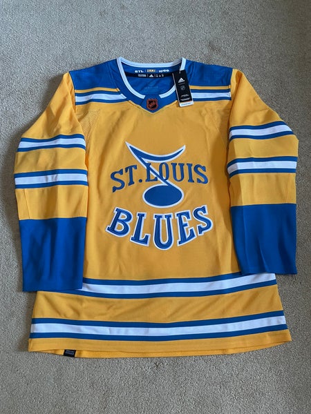 Men's Adidas Gray St. Louis Blues Reverse Retro 2.0 Vintage Pullover Sweatshirt Size: Medium