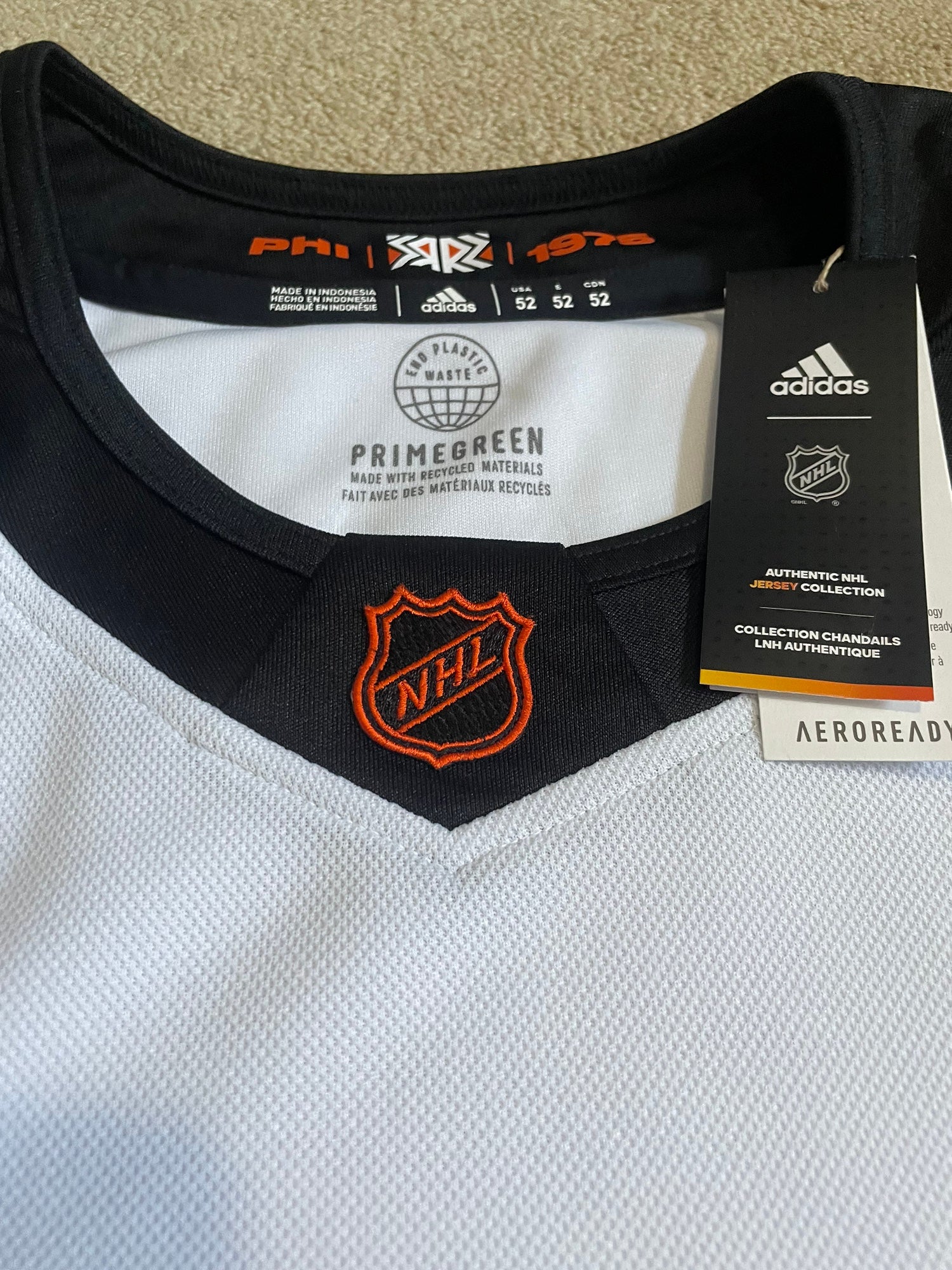 Adidas Reverse Retro 2.0 Authentic Hockey Jersey - Philadelphia Flyers -  Adult