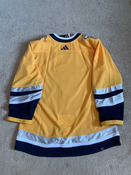 Nashville Predators Reverse Retro 2.0 Adidas Authentic NHL Hockey Jersey  Size 50