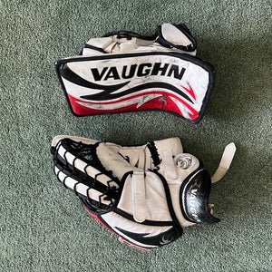 Junior Vaughn Velocity 7250 Glove and Blocker Set