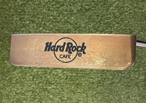 Tad Moore Hard Rock Cafe Putter RH 34.75" Step Steel Shaft (L6813) TM Grip