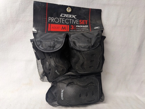 DBX Protective Pad Set (Elbow Knee Wrist) Size Medium Color Black Condition New