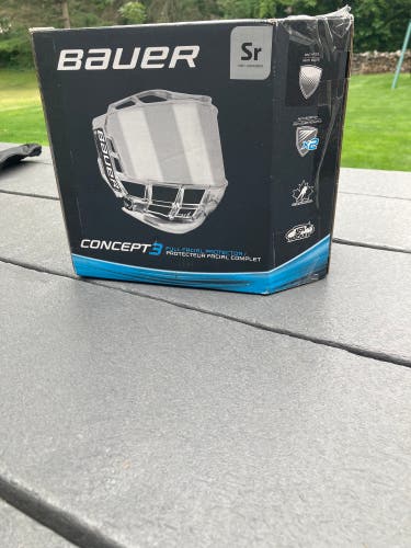 New Bauer Concept 3 Senior Full Face Shield
