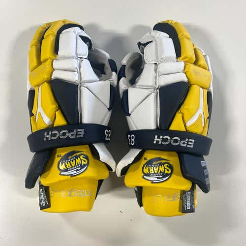 New STAATS Georgia Swarm signed Epoch 14" Integra LE Lacrosse Gloves