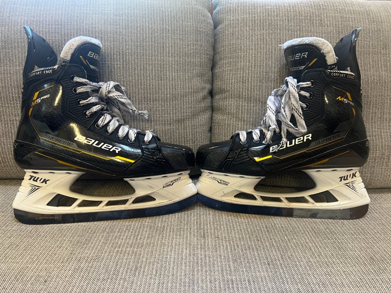 Senior Used Bauer Supreme M5 Pro Hockey Skates Regular Width Size 8.5