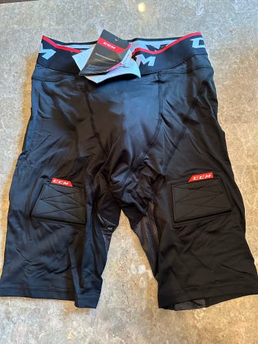 New CCM Compression Jock Shorts - Sr M
