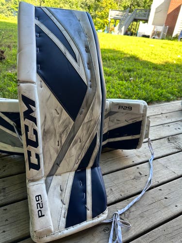 Used 34" CCM  Premier P2.9 Goalie Leg Pads