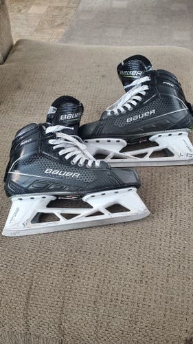 Senior Sz8.5 Fit2 Bauer Pro Goalie Skates Regular Width Size 8.5