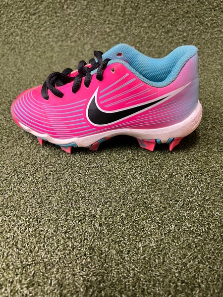 Pink Kids' Hyperdiamond Keystone Softball Cleats Nike