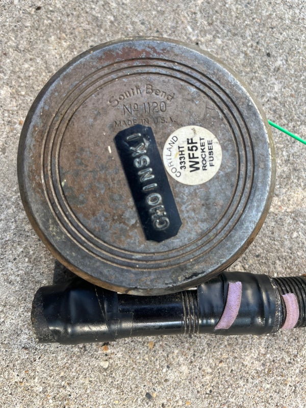 RARE VINTAGE fly fishing rod and reel