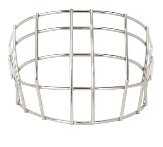 Bauer Profile Cage (Mix Hockey) MX1 Straight Bar Goalie Cage - Chrome
