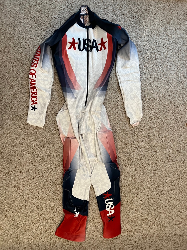 2022 Team USA Olympic Spyder Race Padded Suit XL