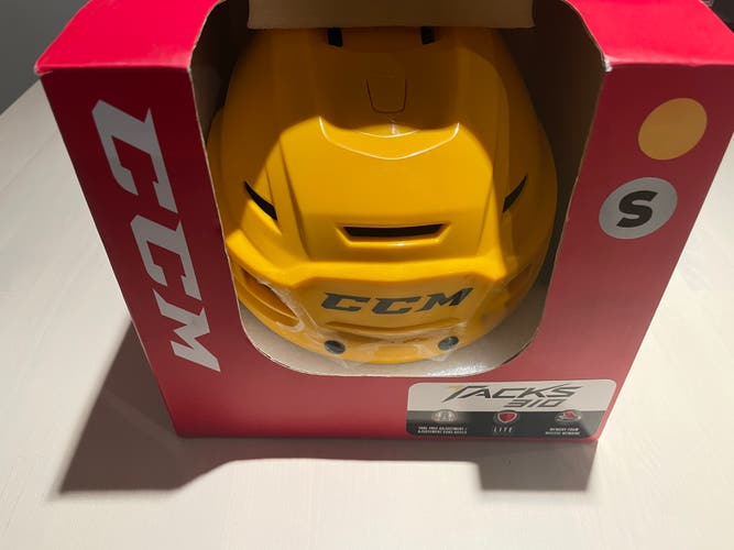 New Small Sunflower CCM  Tacks 310 Helmet