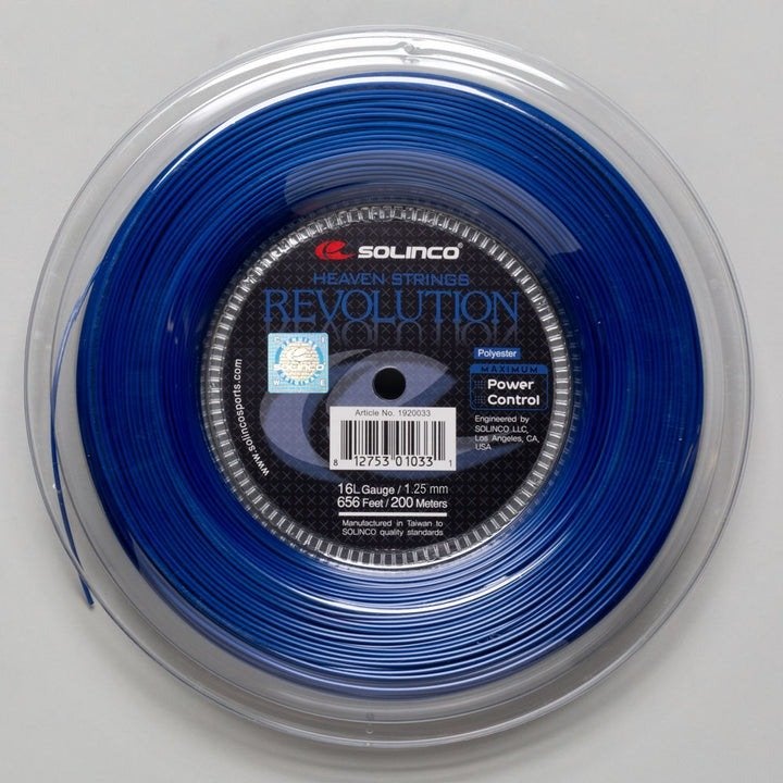 Solinco Revolution Tennis String Reel-Blue-16L