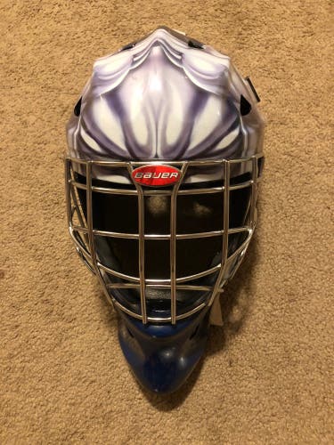 Used Bauer 1400 Goalie Mask- Marvel’s Silver Surfer